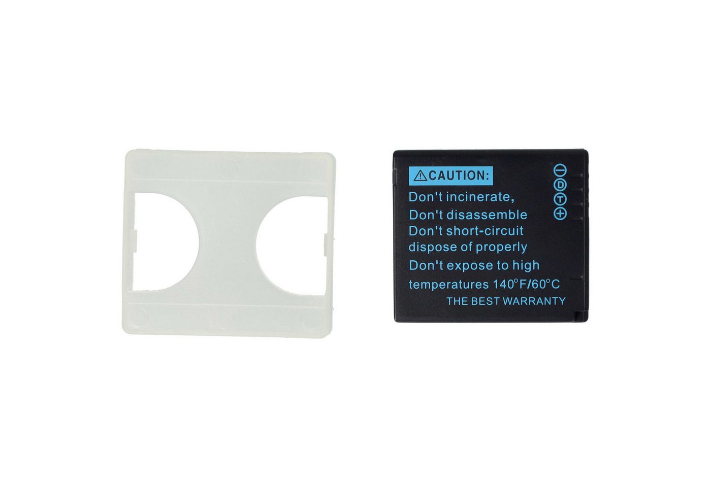 vhbw Akku Ersatz für Panasonic DMW-BCF10, DMW-BCF10E für Kamera / Foto / Kamera-Akku Akku Li-Ion 700 mAh (3,6 V, 1 St), Leistungsfähiger Austausch-Akku für Digitalkamera, Spiegelreflexkamera Bild 5