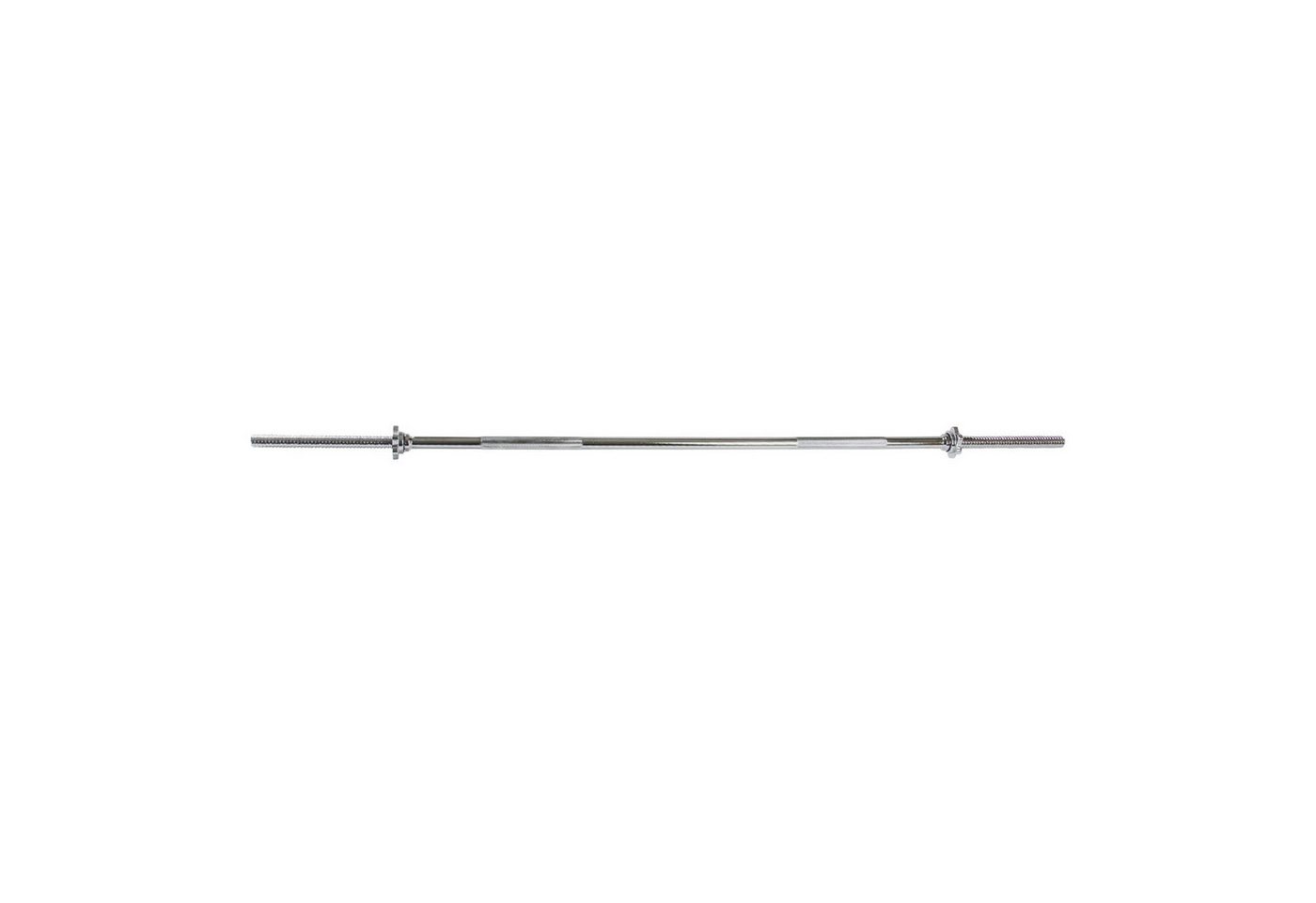 VirtuFit Langhantelstange VirtuFit Hantelstange 120 cm mit Schraubverschluss für 30 mm Scheiben Bild 2