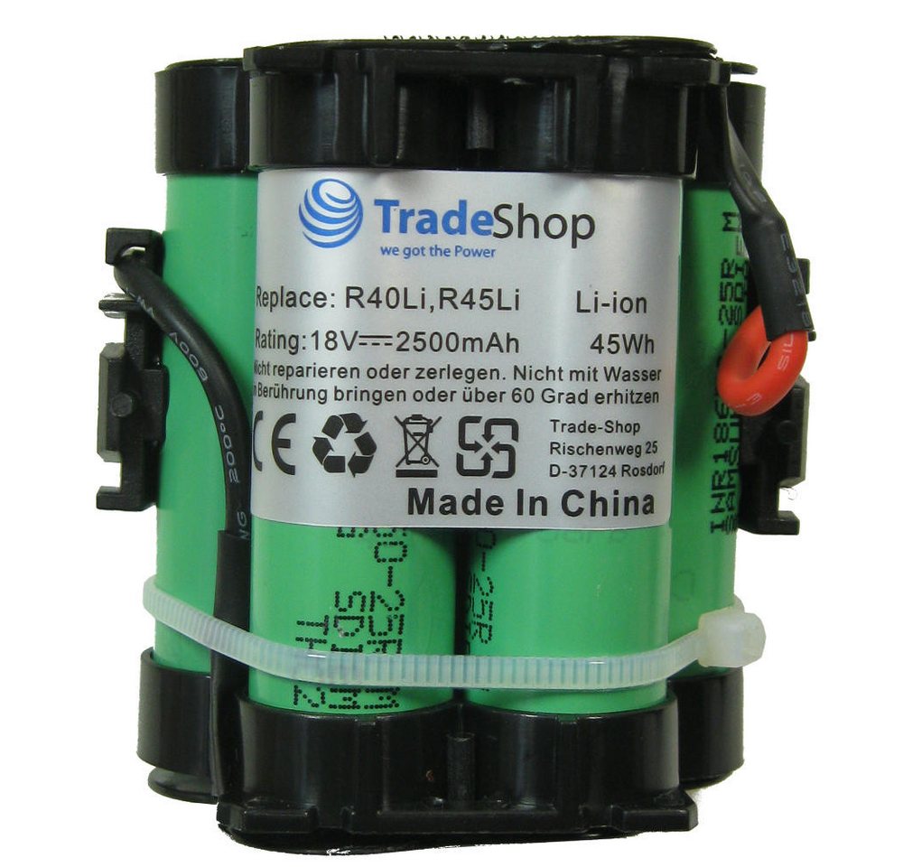 Trade-Shop Akku passend für Gardena R38Li R40Li R45Li R50Li R70Li R75Li R80Li Akku Li-Ion 2500 mAh (18 V) Bild 3