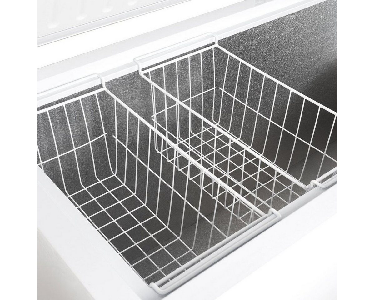 GastroHero Gefriertruhe Tiefkühltruhe ECO 650, 550L, Klappdeckel, abschließbar, Gastro TKTE650, 181.5 cm breit, Energieeffizienzklasse C, höhenverstellbare Füße, Gefriertruhe Bild 5