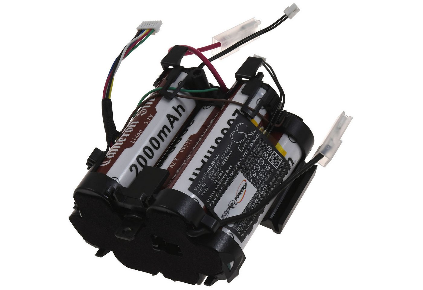 Powery Akku für AEG QX9-1-ANIM Staubsauger-Akku 2000 mAh (25.2 V) Bild 3
