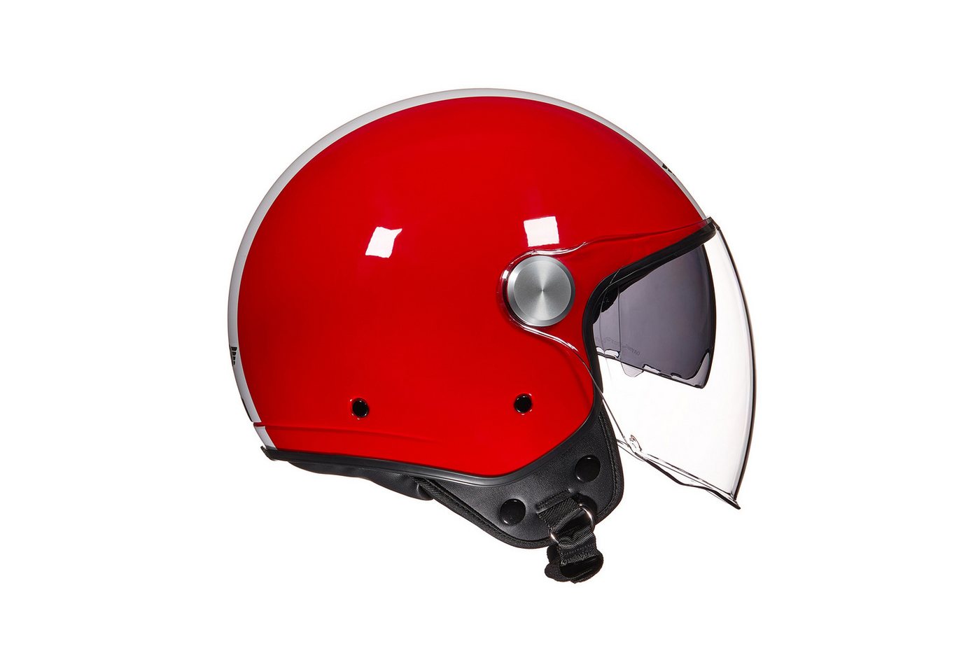 MOTO HELMETS Motorradhelm Integralhelm Motorrad Full Helm AV-63 Shiny, Für Motorrad und Roller, Schnellverschluss, Sonnenvisier, nur 1050g Bild 2