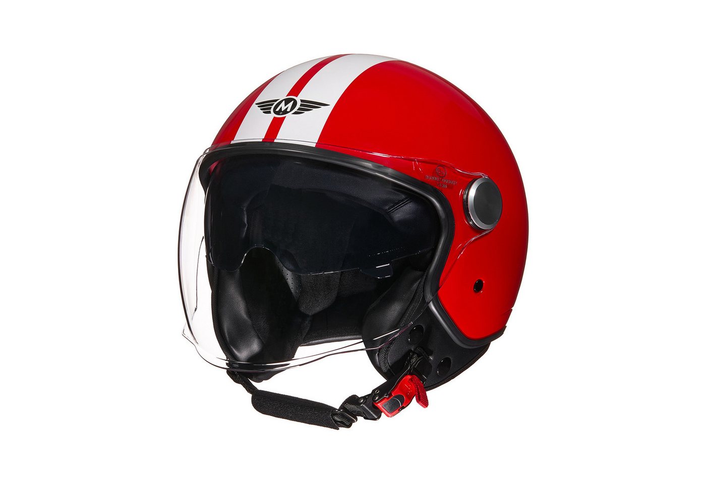 MOTO HELMETS Motorradhelm Integralhelm Motorrad Full Helm AV-63 Shiny, Für Motorrad und Roller, Schnellverschluss, Sonnenvisier, nur 1050g Bild 3