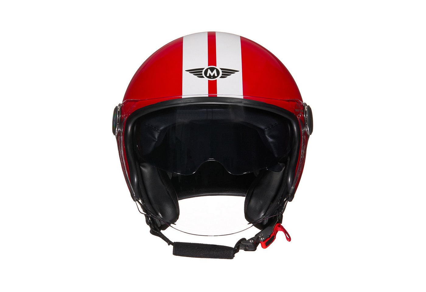 MOTO HELMETS Motorradhelm Integralhelm Motorrad Full Helm AV-63 Shiny, Für Motorrad und Roller, Schnellverschluss, Sonnenvisier, nur 1050g Bild 4