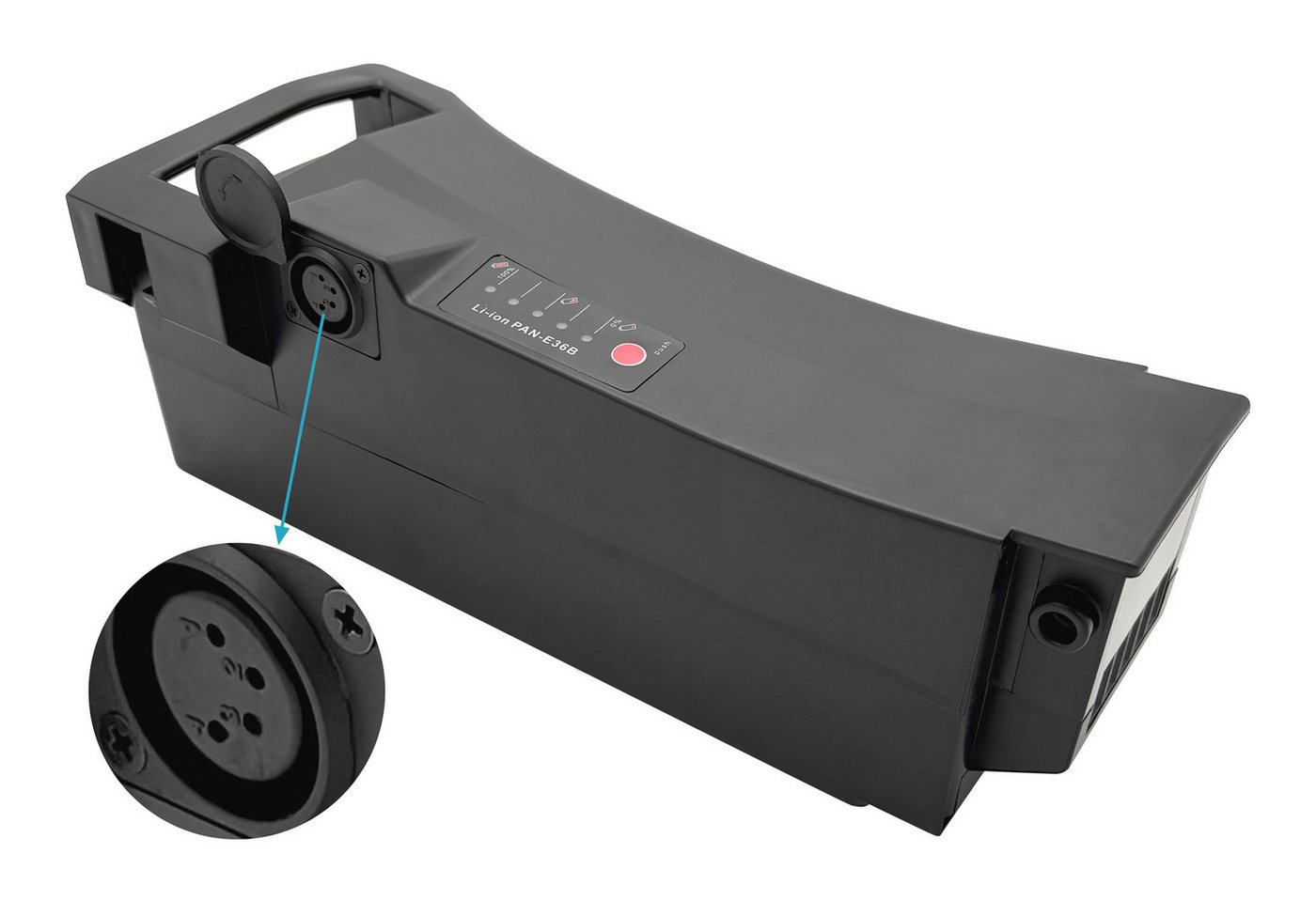 PowerSmart E-Bike Akku für Raleigh Dover Impulse Harmony Li-ion 17000 mAh (36 V) Bild 4
