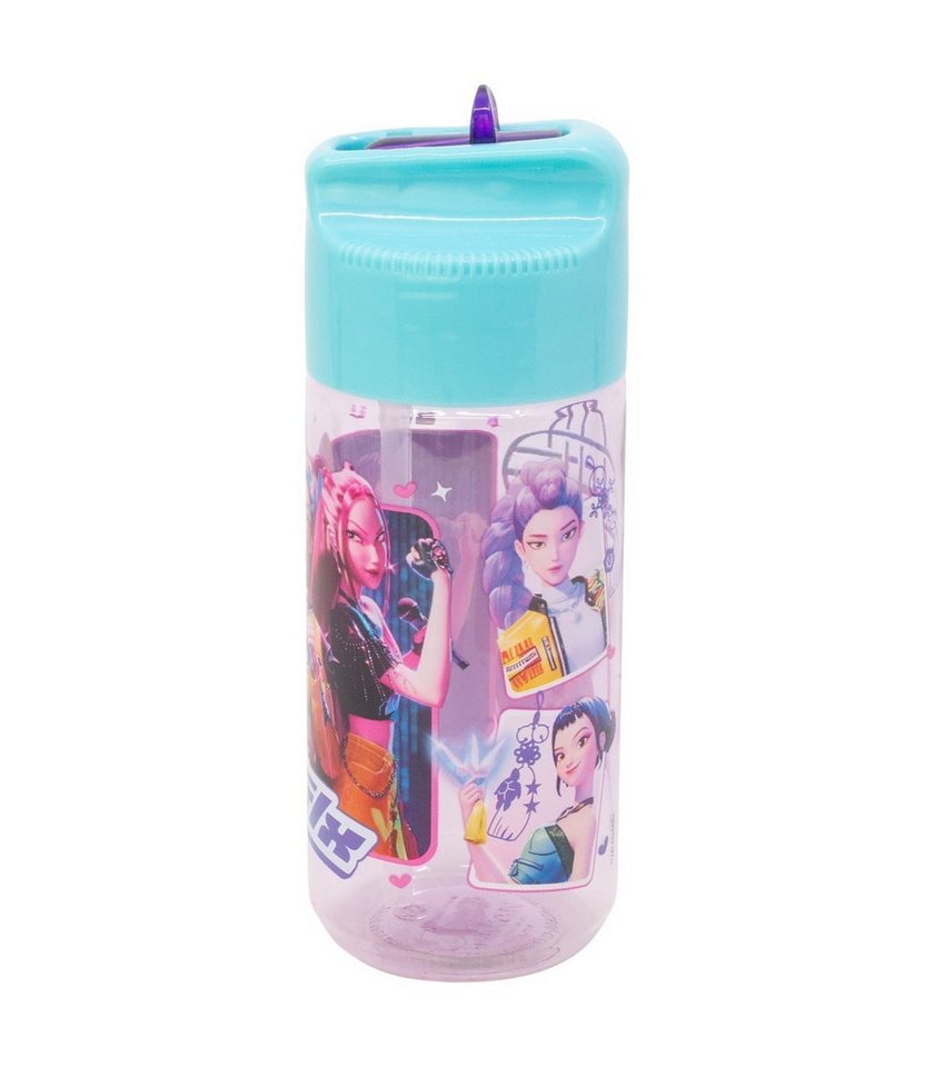KPop Demon Hunters Trinkflasche 430 ml Kinder Flasche mit Klappverschluss Bild 2