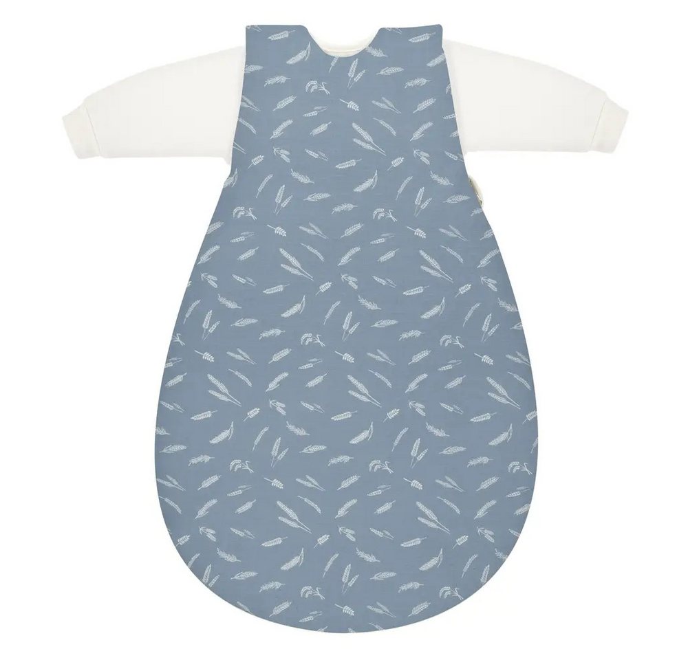 Alvi® Babyschlafsack ALVI Baby-Mäxchen 3tlg. Flachgewebe Earth blau, Gr. 62/68 Bild 4