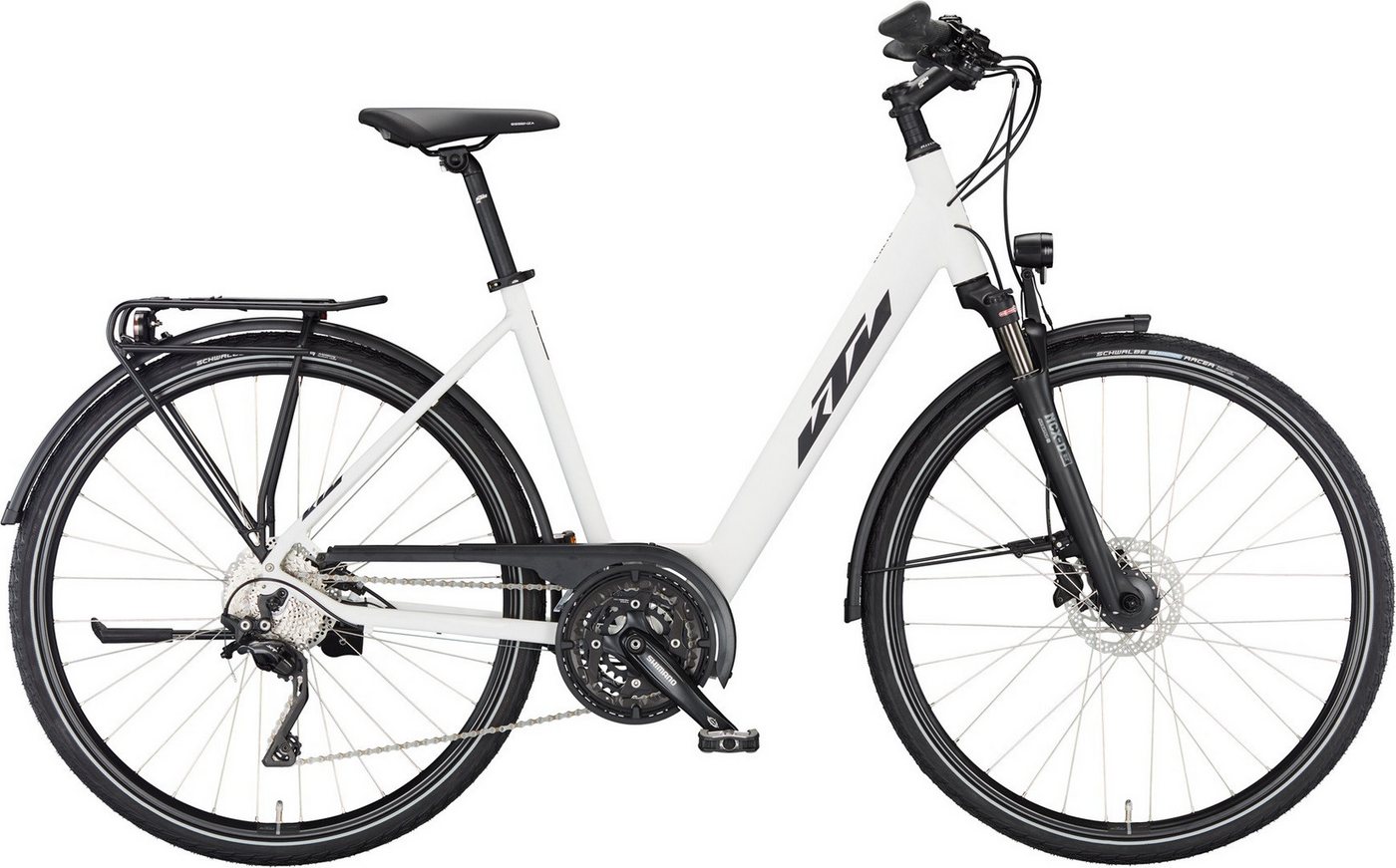 KTM Trekkingrad KTM Veneto Light Disc Damen weiß 2024, 30 Gang Shimano Deore XT T8000-10 SGS shadow, Kettenschaltung Bild 2