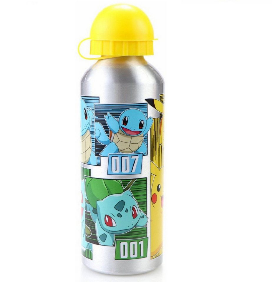 POKÉMON Trinkflasche Kinder Wasserflasche Trinkflasche aus Aluminium 500 ml