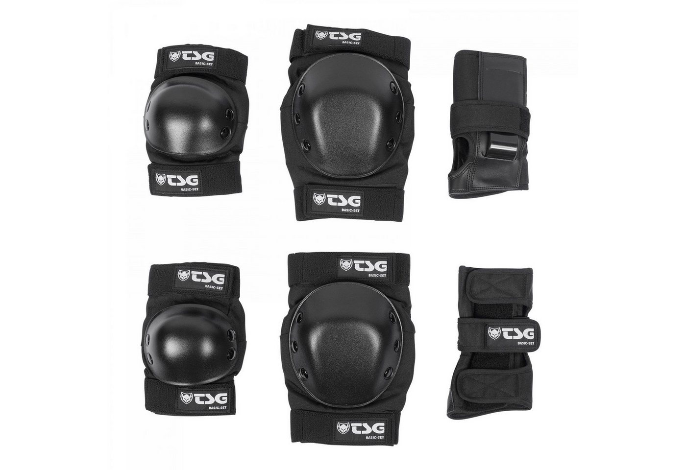 TSG Protektoren-Set Basic Set (mit Ellenbogenschutz, mit Knieschutz, mit Handgelenkschutz)