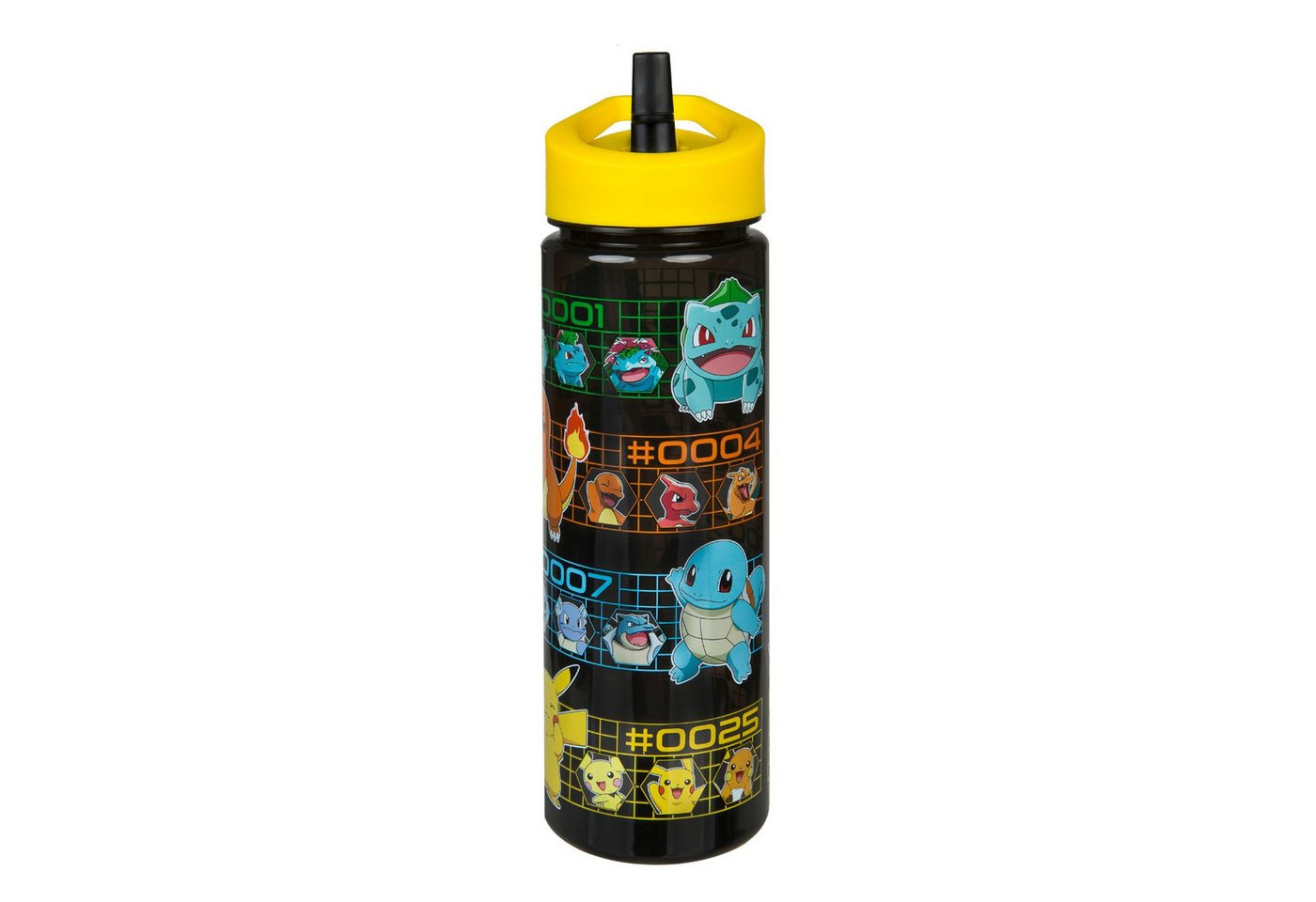 POKEMON JUEGO DE CARTAS Trinkflasche 600 ml Trinkflasche mehrfarbig Wasserflasche für Alltag