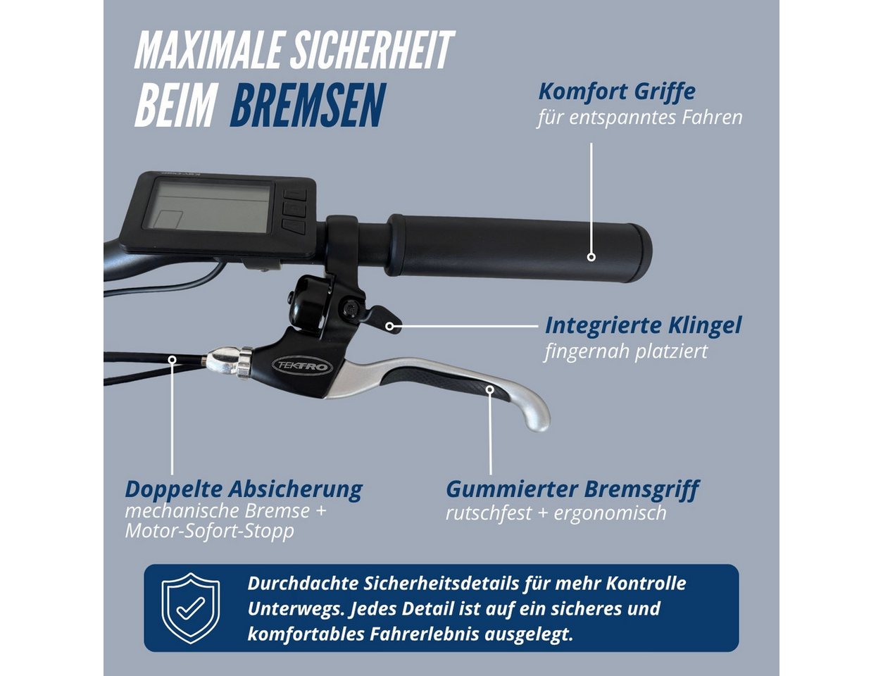 smartEC E-Bike Klapprad 20 Zoll E-Faltrad Camp-20D Pedelec Weiß smartEC, 7 Gang Shimano Tourney Schaltwerk, Kettenschaltung, Hinterrad-Nabenmotor, 562.00 Wh, (1 Paket, 6 tlg., Akku mit Ladegerät), Damen/Herren Unterstützung 25 km/h Anfahrhilfe Scheibenbremse StVZO Bild 4