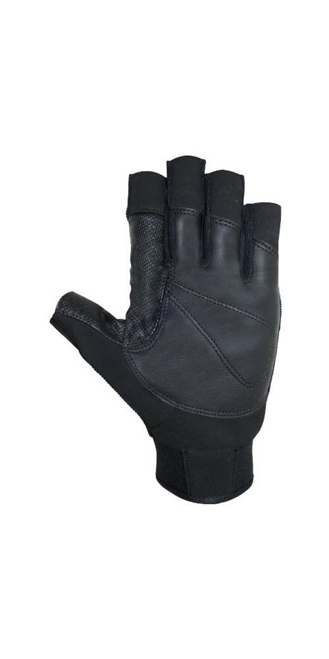 Chiba Kletterhandschuhe Via Ferrata X-Trem (Quickpull-Ausziehhilfe, aus Nappa-Leder) schwarz Bild 4