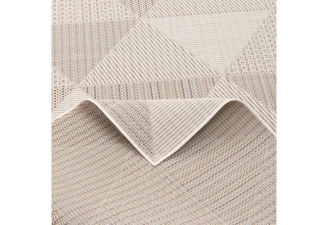 Pergamon In & Outdoor Teppich Flachgewebe Campus Rauten Bunt 80x150cm