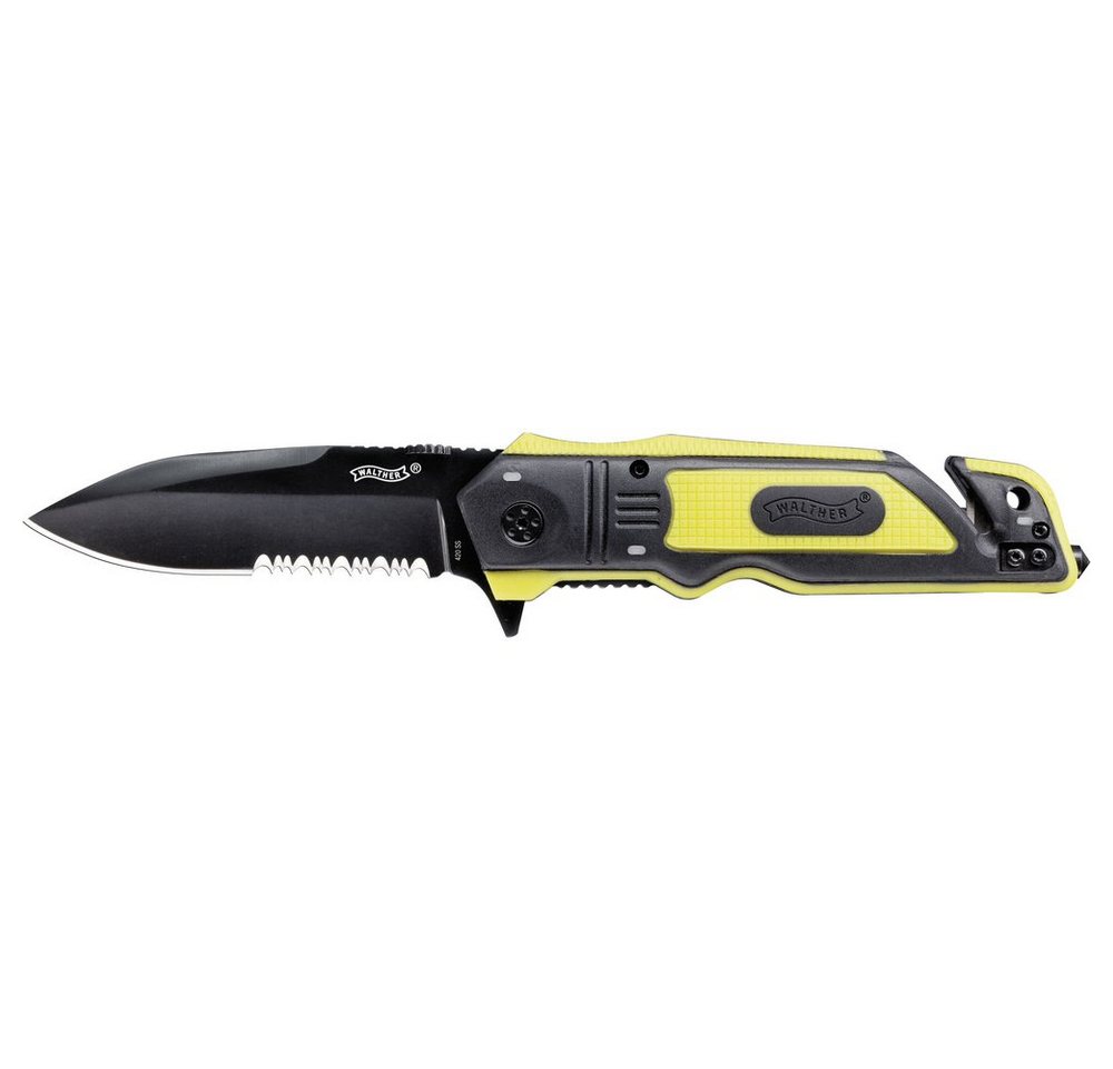 Walther Warndreieck Walther Rettungsmesser Emergency Rescue Knife ERK fluoreszierend 5.072