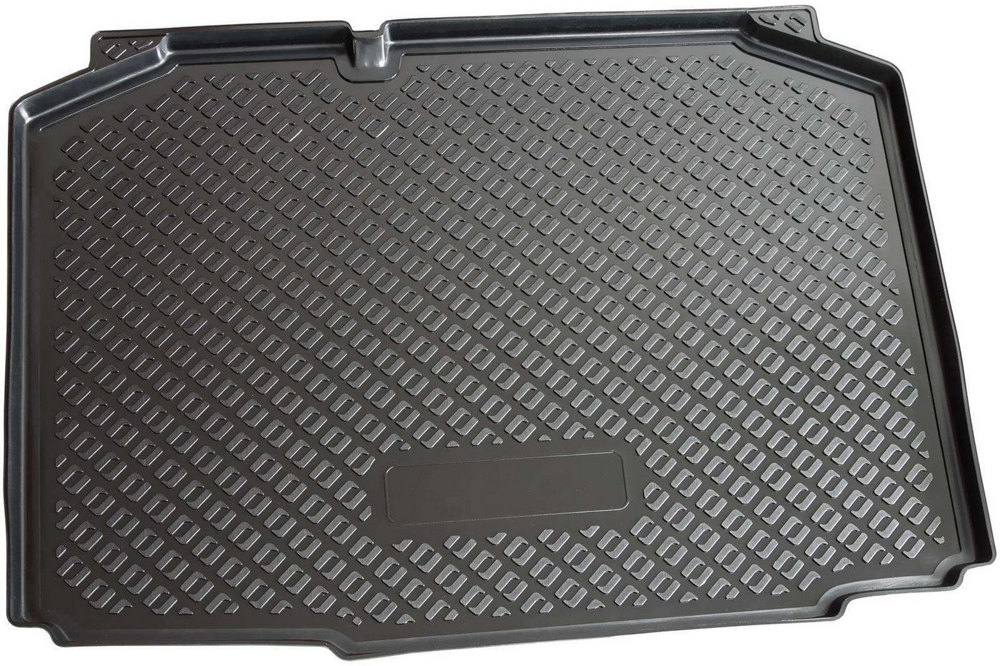 RECAMBO Kofferraumwanne für Skoda Fabia II Schrägheck, BJ 2007-2014, für Skoda FABIA II, 100% passgenaue Antirutschmatte, Kofferraum Schutzmatte, Gummimatte