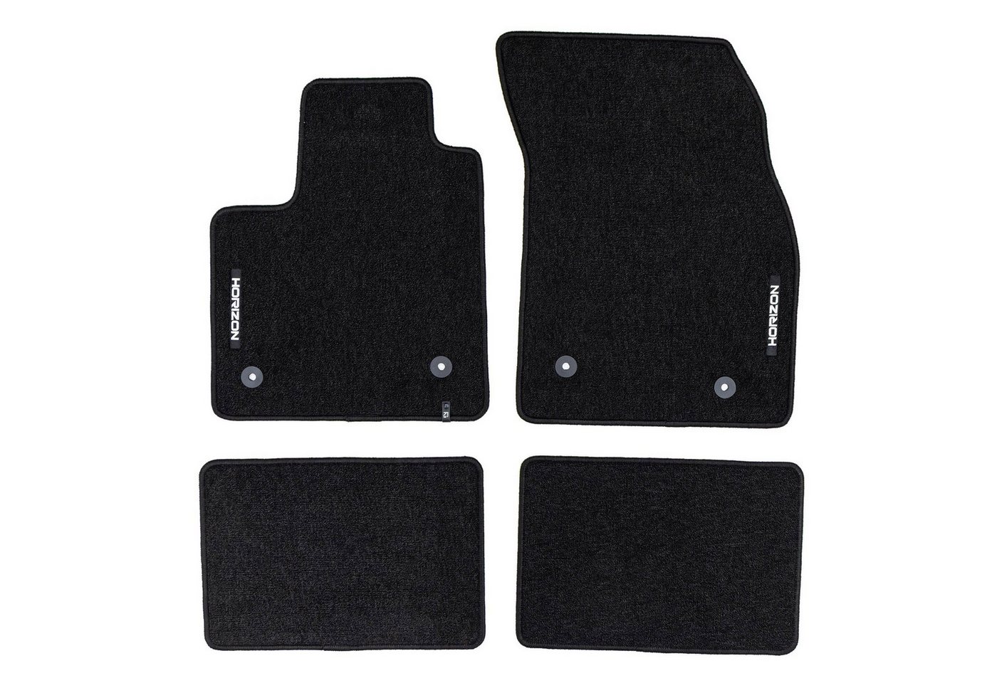 OMAC Auto-Fußmatten Velours für Ford Focus mk4 2018-25 Autoteppich Automatten Schwarz 4tlg (4 St), für Ford Focus mk4 2018-2025 Ford Focus mk4 2018-2025, Antirutsch,Wasserfest,Einfache Installation Bild 3