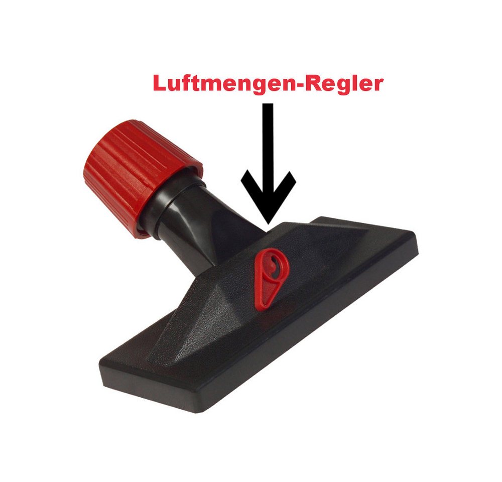 Trade-Shop Tierhaardüse passend für Siemens, Kärcher, DeLonghi, Electrolux, Rowenta, Zubehör für Staubsauger mit einem 30-37mm Rundanschluss, Fussel-Düse / Boden-Düse / Staubsauger-Düse / Tierhaar-Bürste Bild 2