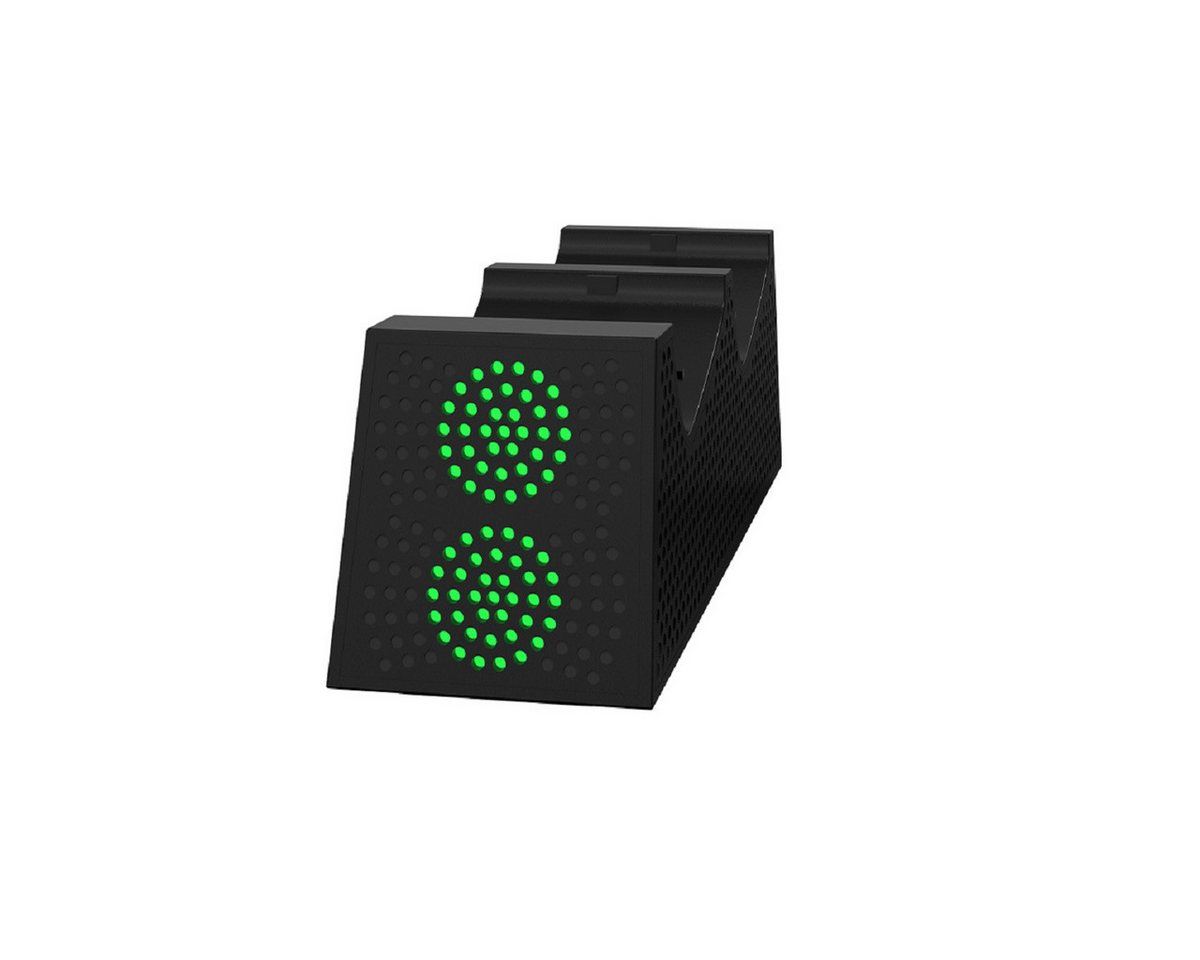 Qware Gaming Kompatibel mit Xbox X/S Series – Ladegerät für 2 Controller Controller-Ladestation