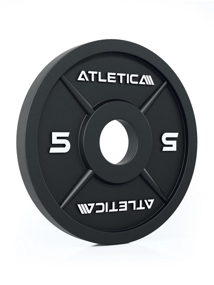 ATLETICA Hantelscheiben Iron Plates, Paar, Paarweise von 1,25 bis 25 kg, Ø 50 mm, 10 kg Bild 2