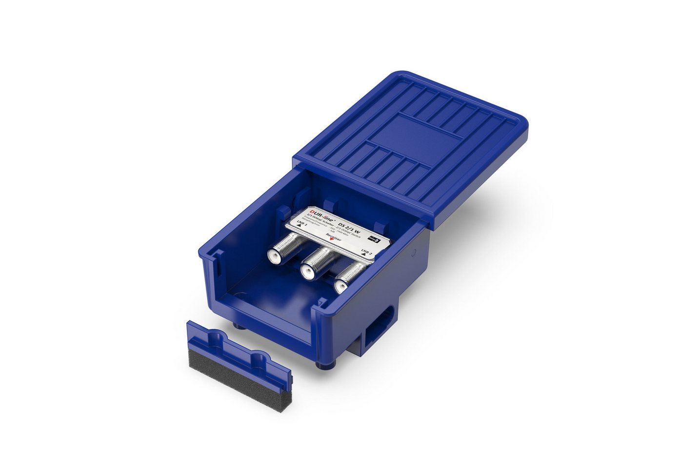 DUR-line SAT-Multischalter DUR-line DS 2-1 W - DiSEqC-Schalter