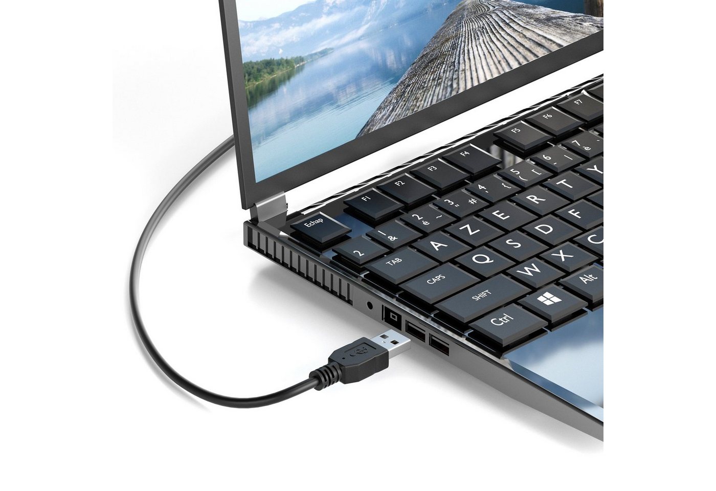 JAMEGA USB Kabel - Datenkabel USB A zu USB A Verbindungskabel USB-Kabel, USB Typ A, USB A (300 cm) Bild 2