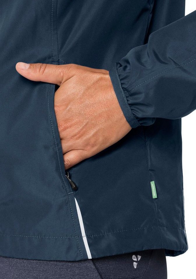 VAUDE Fahrradjacke DUNDEE winddicht, wasserabweisend, mit Reißverschluss, atmungsaktiv