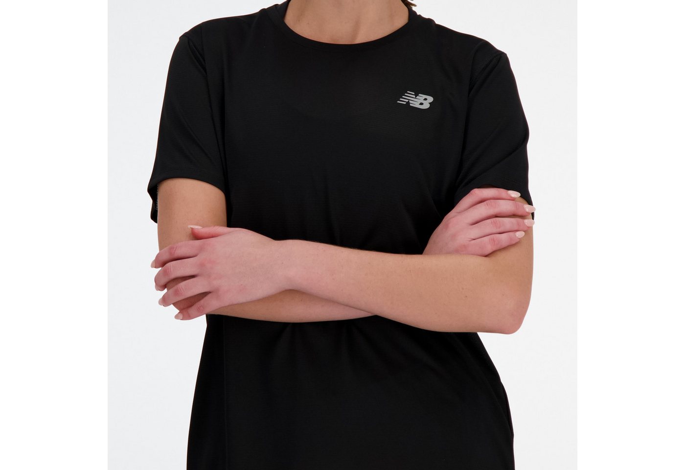 New Balance Laufshirt Sports Essentials T-Shirt Womens TOP-36327 Regular Fit, mit eingefasster Kante am Rundhalsausschnitt, Kurzarm Bild 5