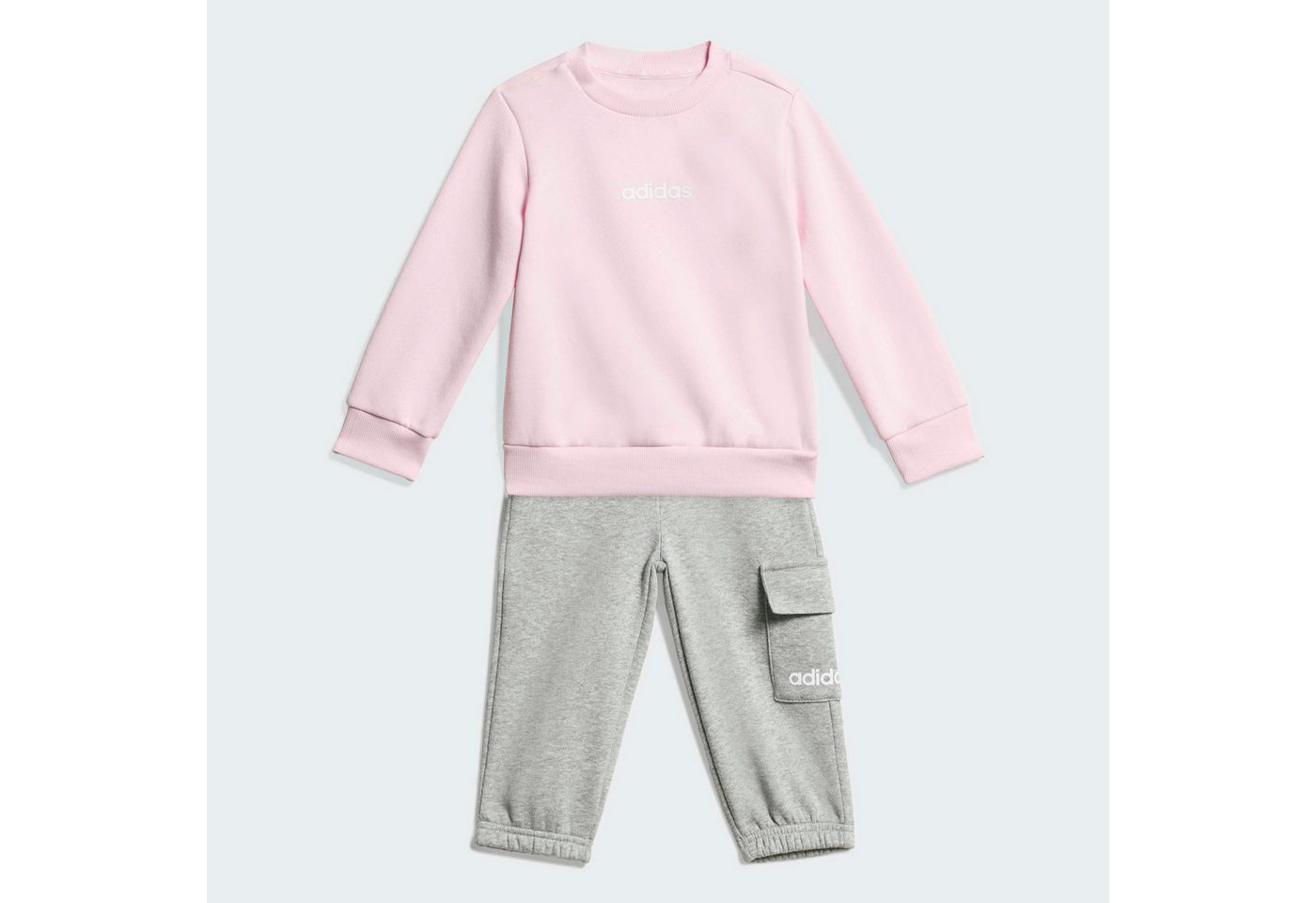 adidas Sportswear Trainingsanzug I LIN FL JOG (2-tlg), für Babys, sportlicher Zweiteiler, 2-teiliges Set Bild 3