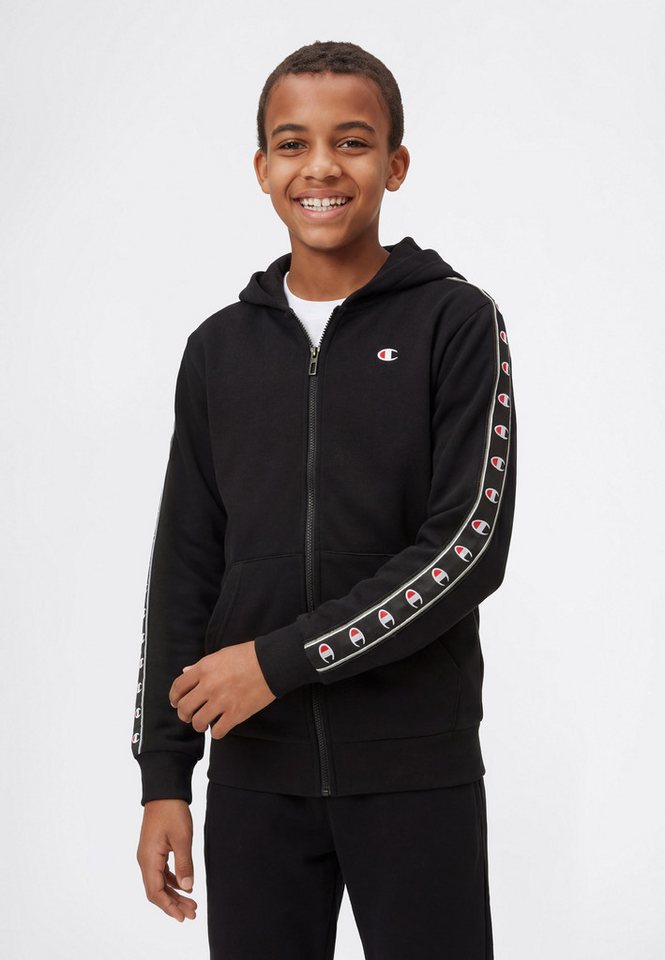 Champion Jogginganzug Sport inspired Hooded Full Zip sweatsuit (2-tlg), für Kinder, mit Kapuze, zweiteiliges Set, aus Baumwolle und Polyester