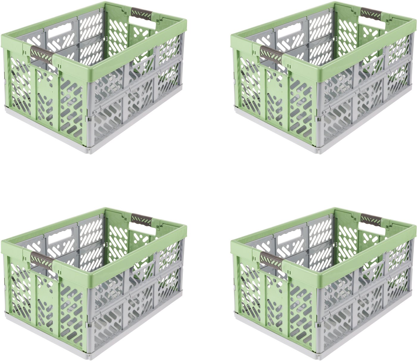 keeeper Klappbox Profi-Klappbox ben eco mit Softgriffen (Set 4 St) 45 l, 54x37x28 cm, 45 l, Soft-Touch-Griffe, zusammenklappbar, leicht zu reinigen Bild 5