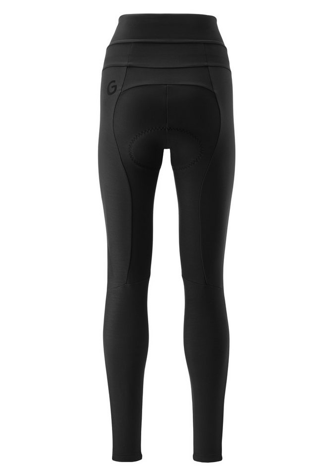 Gonso Fahrradhose Essential Tight High Waist Therm W Damen Radhose mit Dry Up Air Sitzpolster, Tight Fit Bild 2