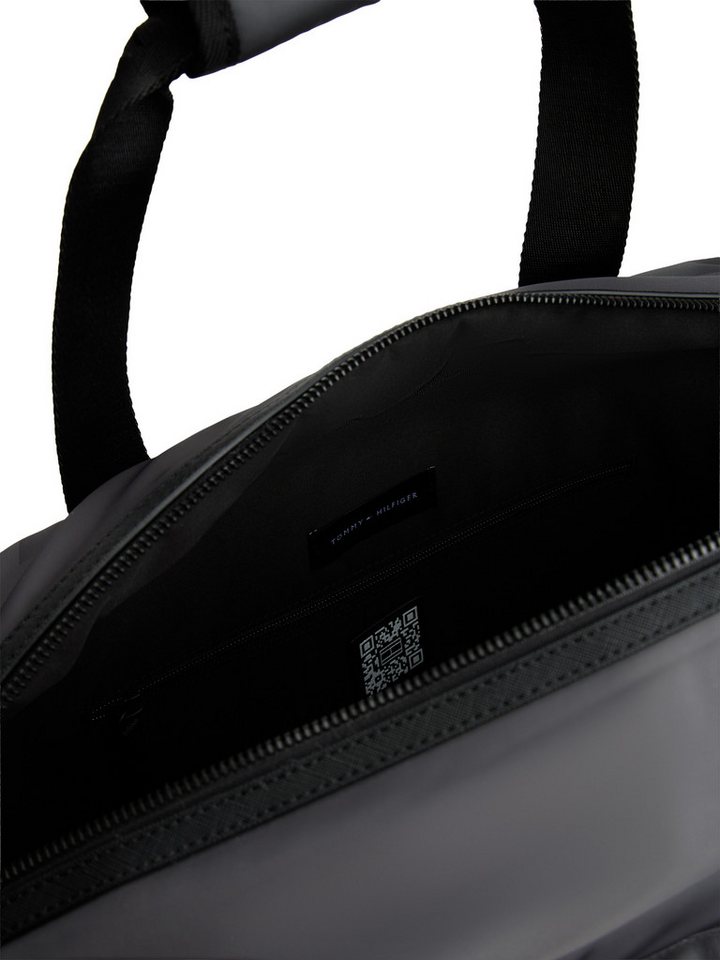 Tommy Hilfiger Weekender TH REPREVE DUFFLE, Men Umhängetasche, Reistasche, Urlaubstasche mit Logo-Aufnäher Bild 3