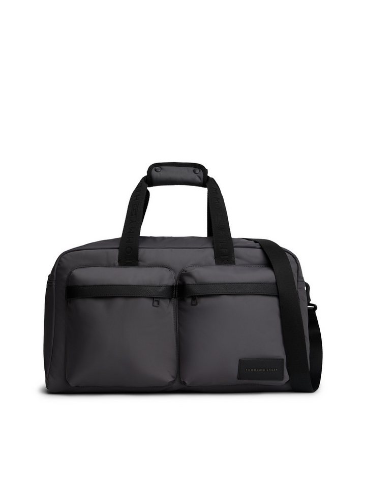 Tommy Hilfiger Weekender TH REPREVE DUFFLE, Men Umhängetasche, Reistasche, Urlaubstasche mit Logo-Aufnäher Bild 4