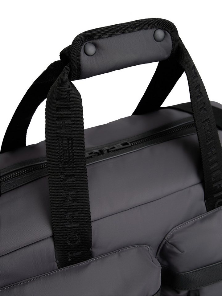 Tommy Hilfiger Weekender TH REPREVE DUFFLE, Men Umhängetasche, Reistasche, Urlaubstasche mit Logo-Aufnäher Bild 5