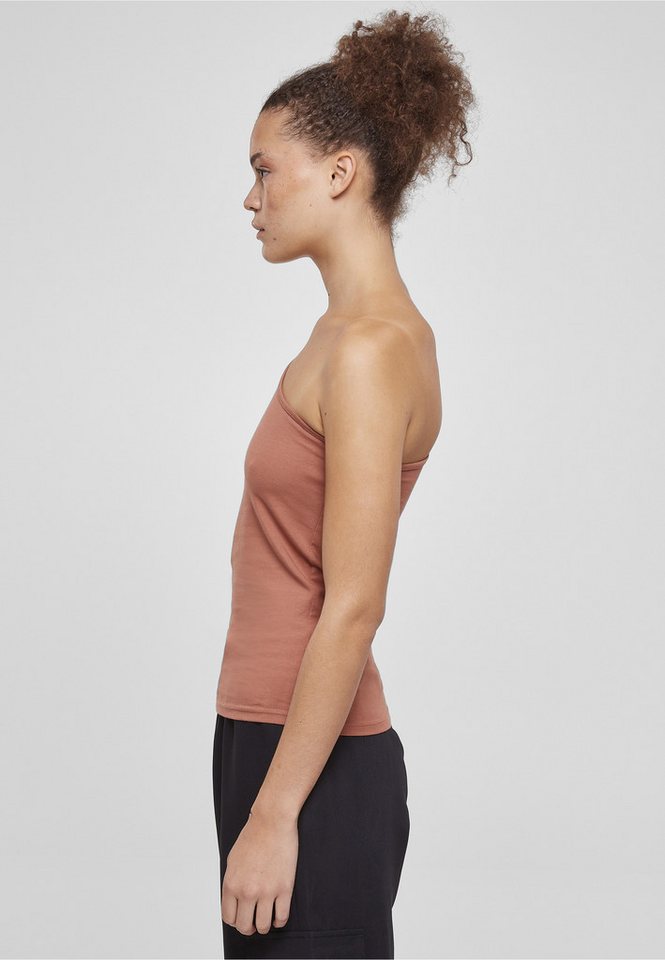 URBAN CLASSICS Tanktop Urban Classics Damen Ladies Asymmetric Top (1-tlg)