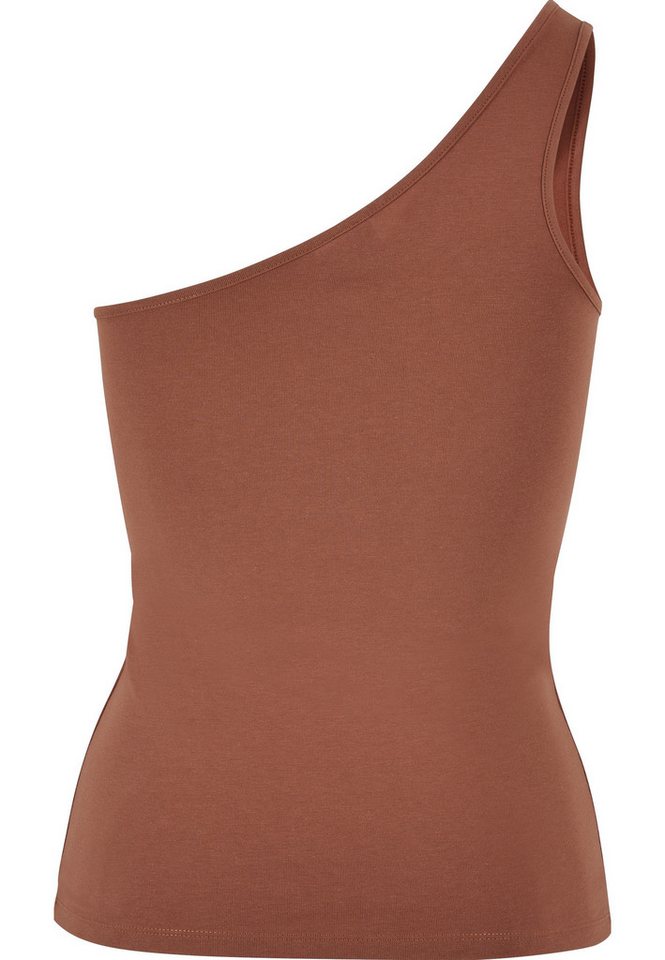 URBAN CLASSICS Tanktop Urban Classics Damen Ladies Asymmetric Top (1-tlg) Bild 2