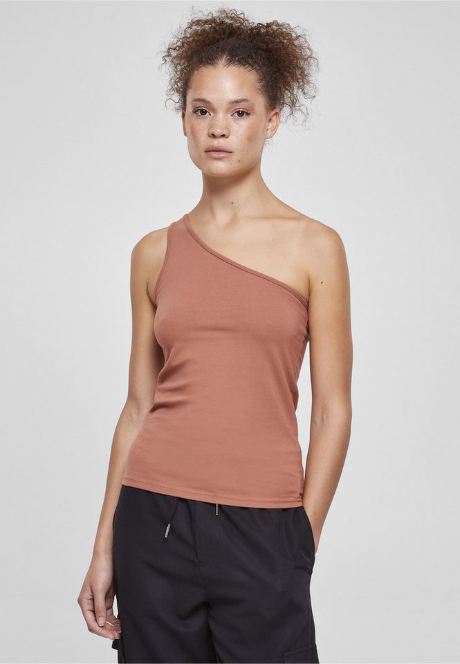 URBAN CLASSICS Tanktop Urban Classics Damen Ladies Asymmetric Top (1-tlg) Bild 3