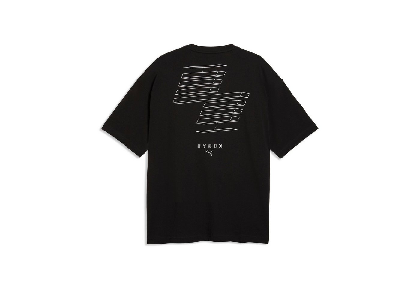 PUMA Trainingsshirt M X HYROX LIFESTYLE TEE regular fit, Kurzarm, Rundhalsausschnitt, für Fitness-Workout