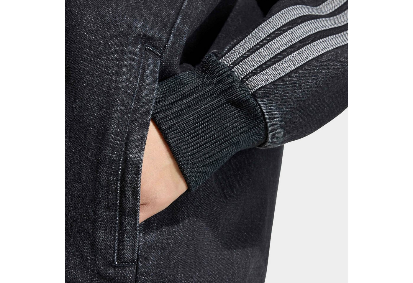adidas Originals Outdoorjacke SST OVERSIZE DENIM ORIGINALS für Erwachsene, mit Reißverschluss, aus Baumwolle Bild 4