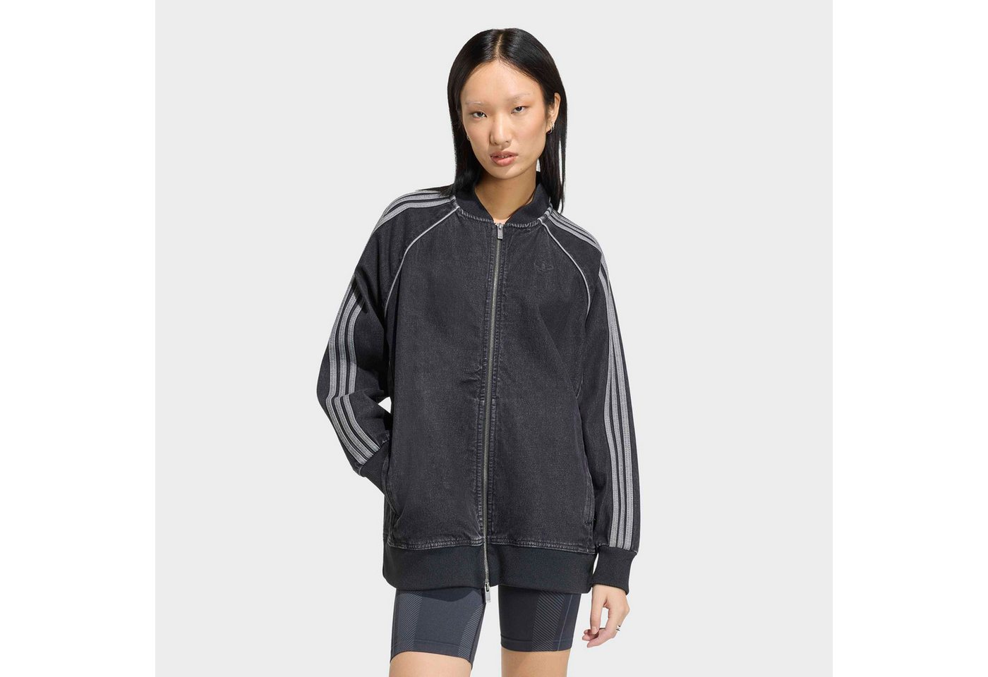 adidas Originals Outdoorjacke SST OVERSIZE DENIM ORIGINALS für Erwachsene, mit Reißverschluss, aus Baumwolle Bild 5