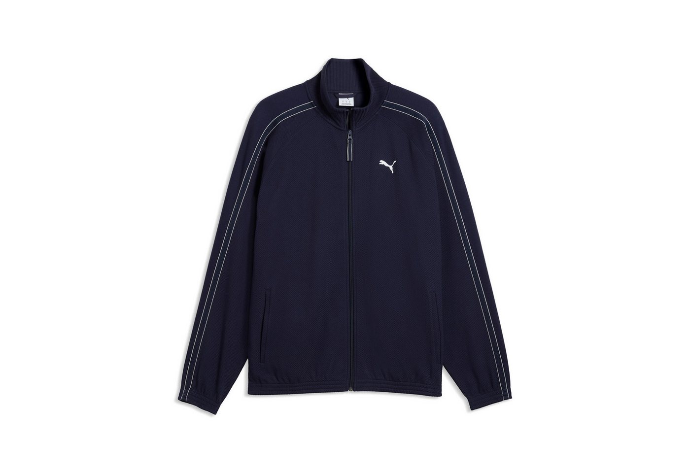 PUMA Trainingsjacke CLASS RELAXED MATERIAL TRACK JACKET mit Stehkragen, unifarbenes Design, Relaxed Fit Bild 2