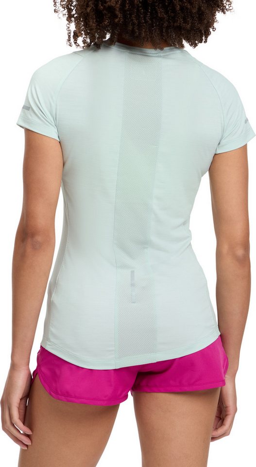 Energetics Laufshirt DA.-T-SHIRT EVII SHORT SLEEVE W reflektierende Druckelemente, mit Mesh-Einsätzen unter den Armen Bild 2