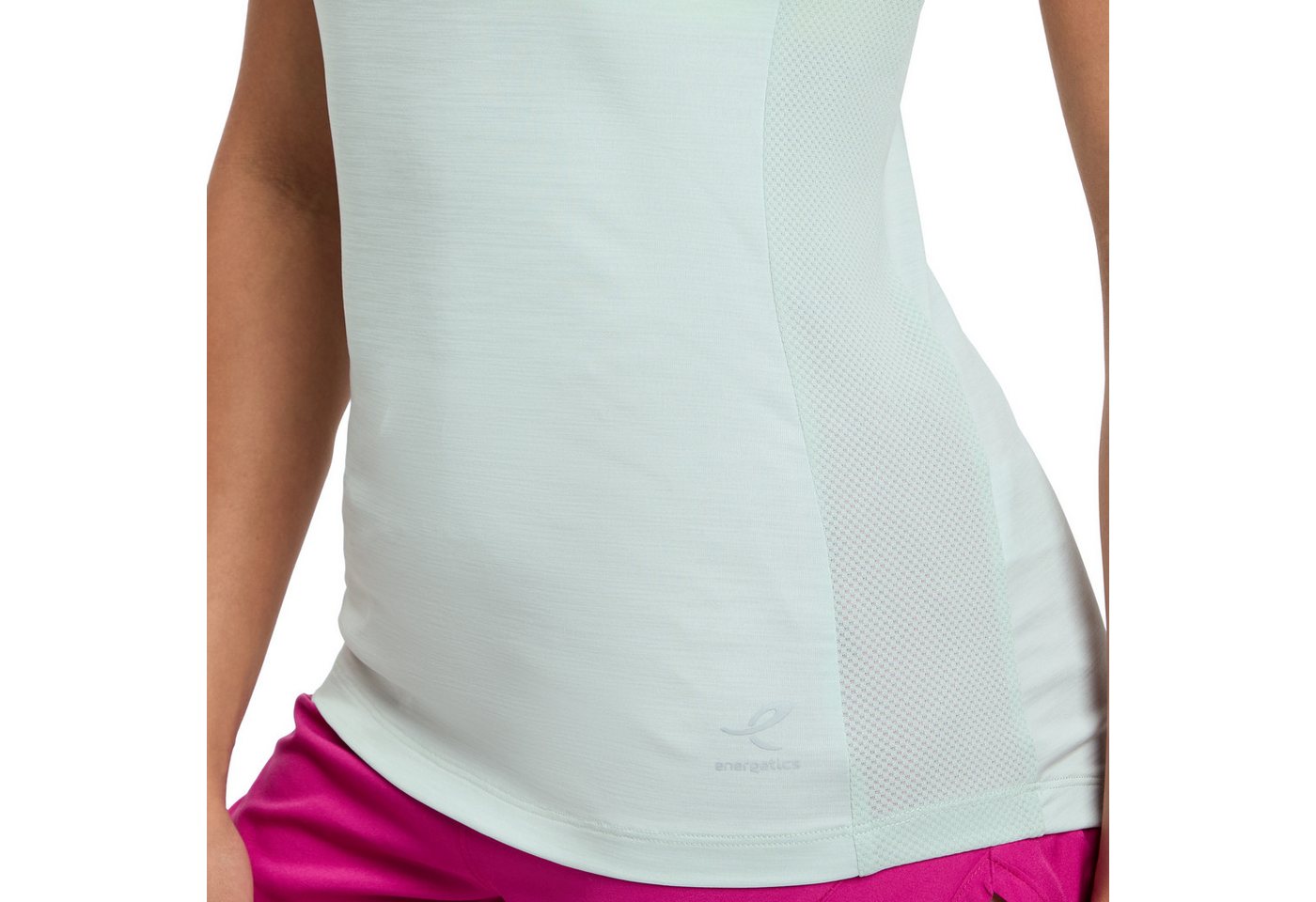 Energetics Laufshirt DA.-T-SHIRT EVII SHORT SLEEVE W reflektierende Druckelemente, mit Mesh-Einsätzen unter den Armen Bild 5