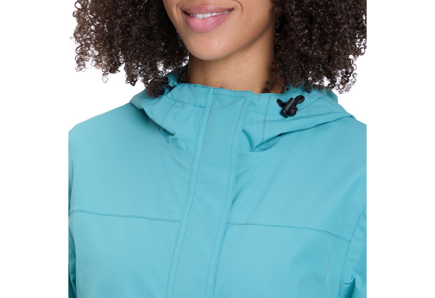 McKINLEY Outdoorjacke DA.-REGENJACKE CARLIDE W für vielseitige Outdoor-Aktivitäten, komprimierbar in Innentasche Bild 3