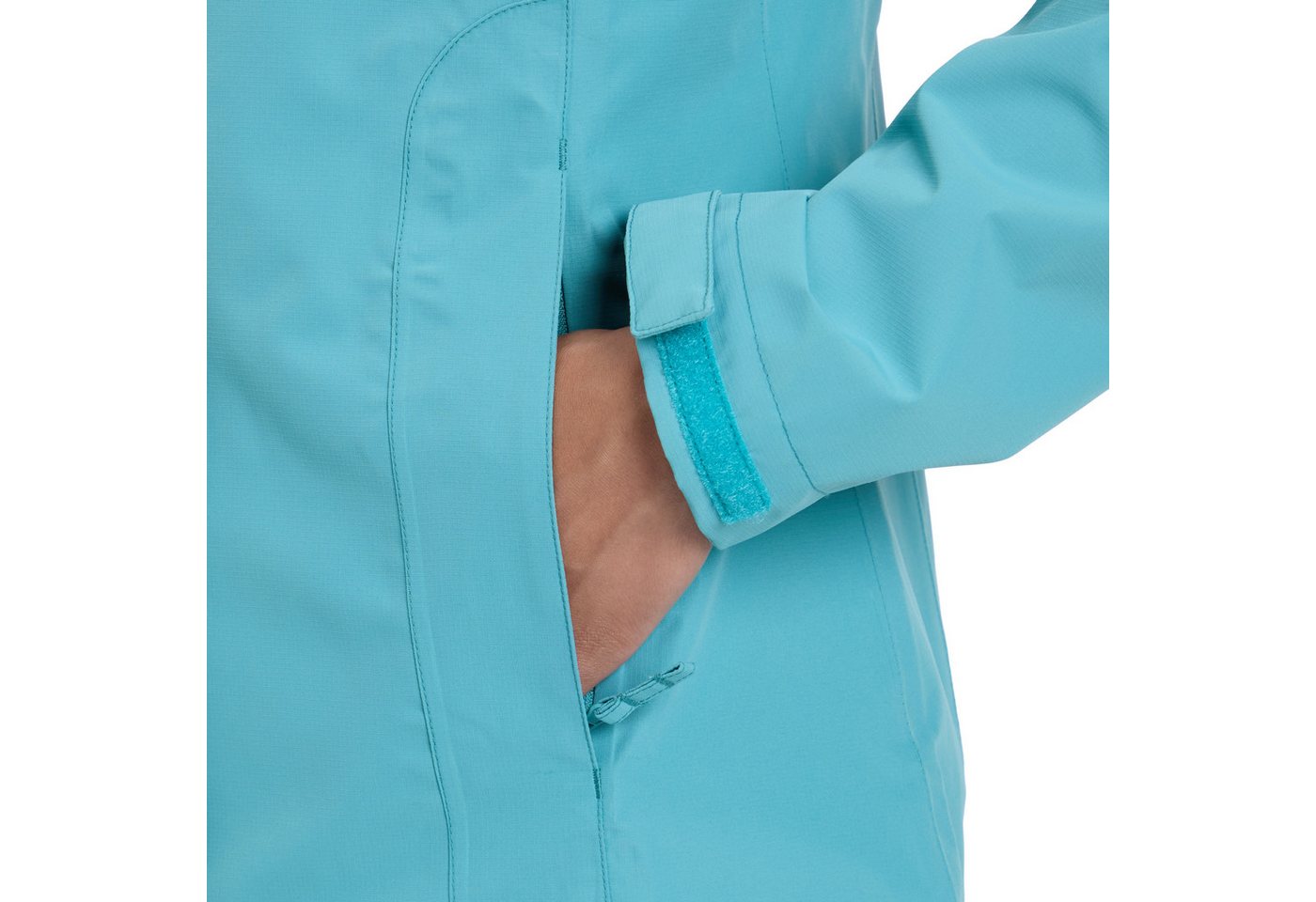 McKINLEY Outdoorjacke DA.-REGENJACKE CARLIDE W für vielseitige Outdoor-Aktivitäten, komprimierbar in Innentasche Bild 4