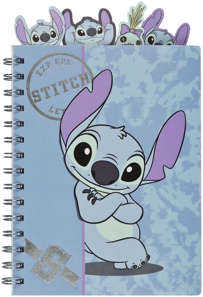 UNDERCOVER Kinderrucksack Stitch (Set, 3-tlg), inkluisve Notizbuch A5 und Mäppchen