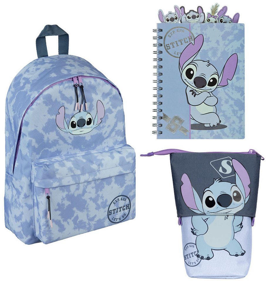 UNDERCOVER Kinderrucksack Stitch (Set, 3-tlg), inkluisve Notizbuch A5 und Mäppchen Bild 4