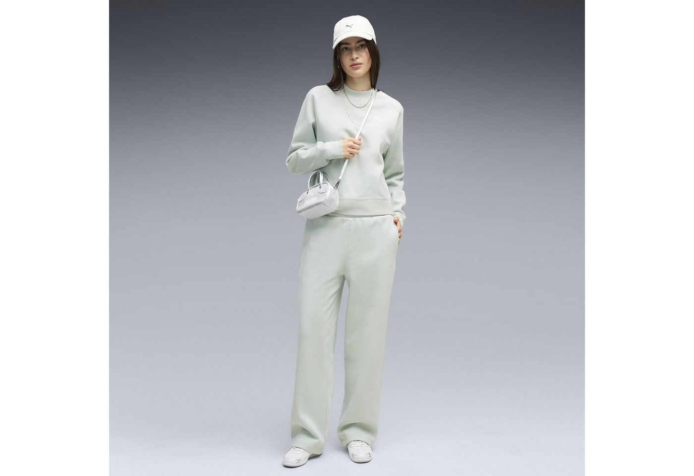 PUMA Jogginganzug Loungewear Fleece Trainingsanzug Damen Bild 4