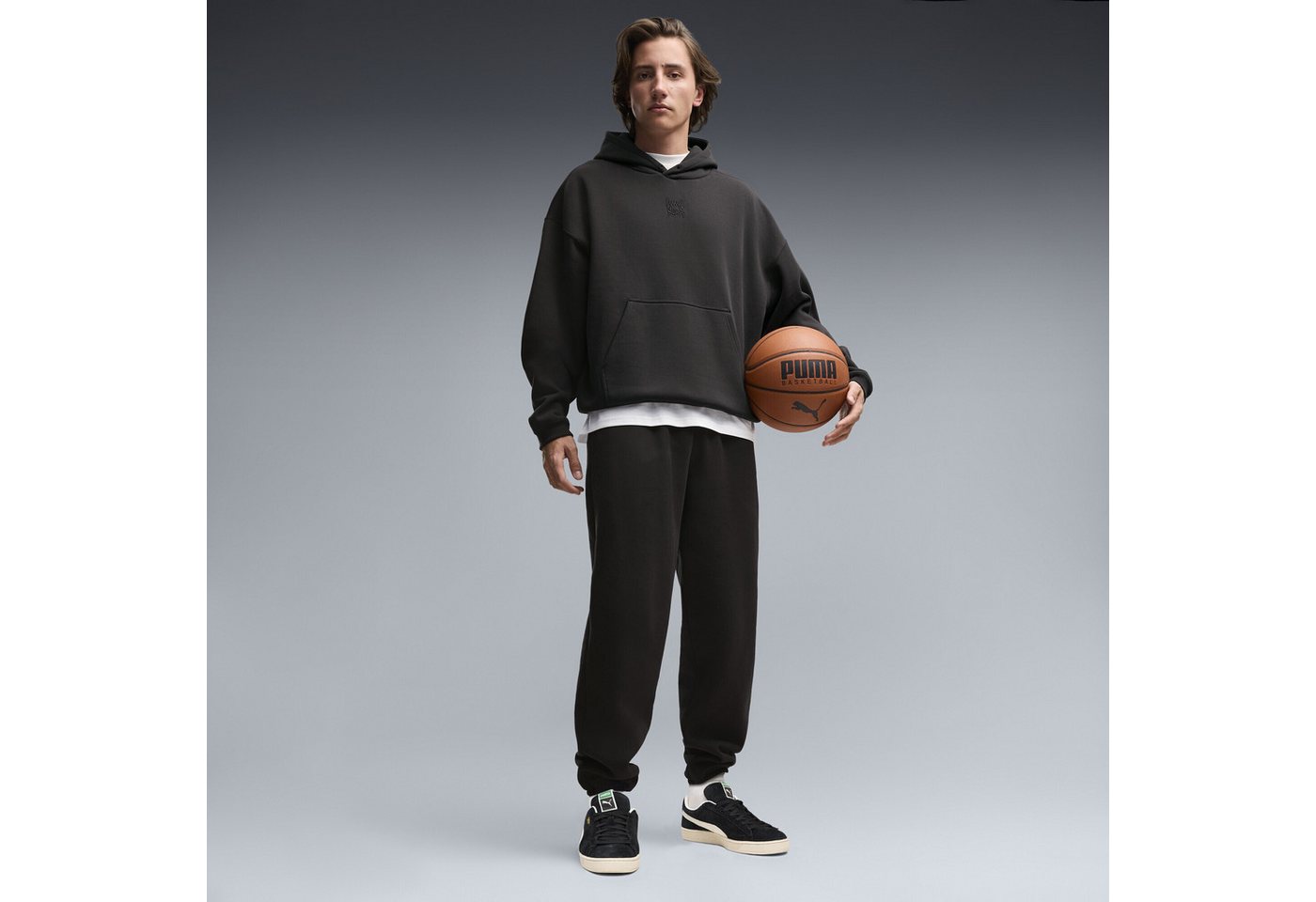 PUMA Sporthose Funtals Fleece-Basketballjogginghose Herren Bild 3